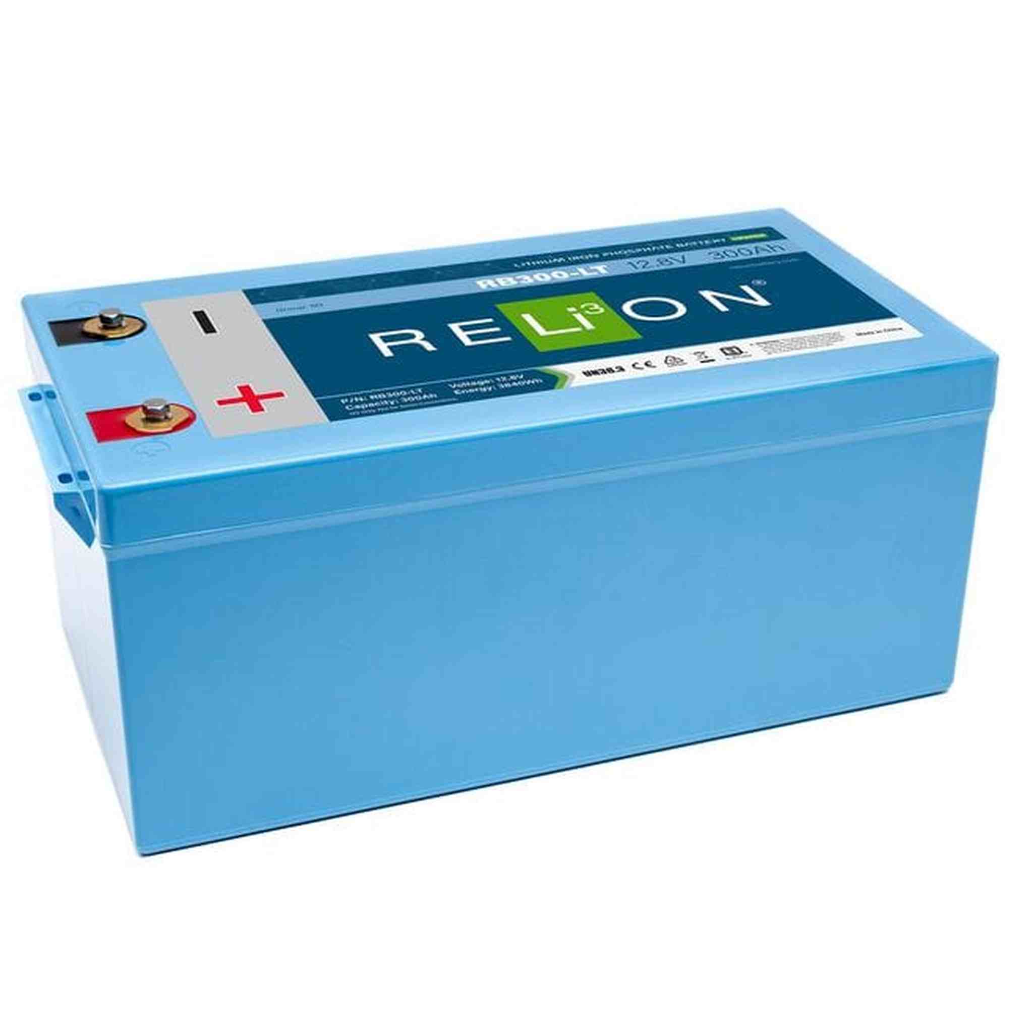 RELiON | RB300-LT 12V 300Ah Cold Weather Deep Cycle Lithium Battery – Group 8D