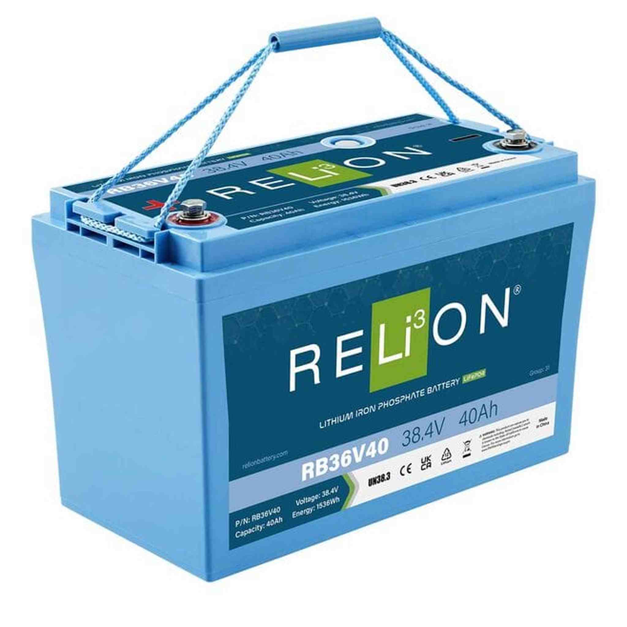 RELiON | RB36V40 36V 40Ah Deep Cycle Lithium Battery - Group 31