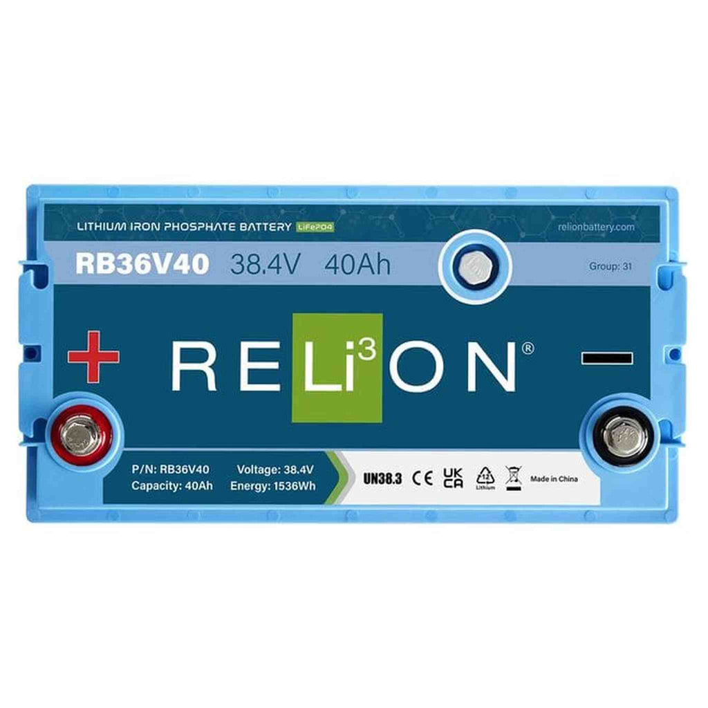 RELiON | RB36V40 36V 40Ah Deep Cycle Lithium Battery - Group 31