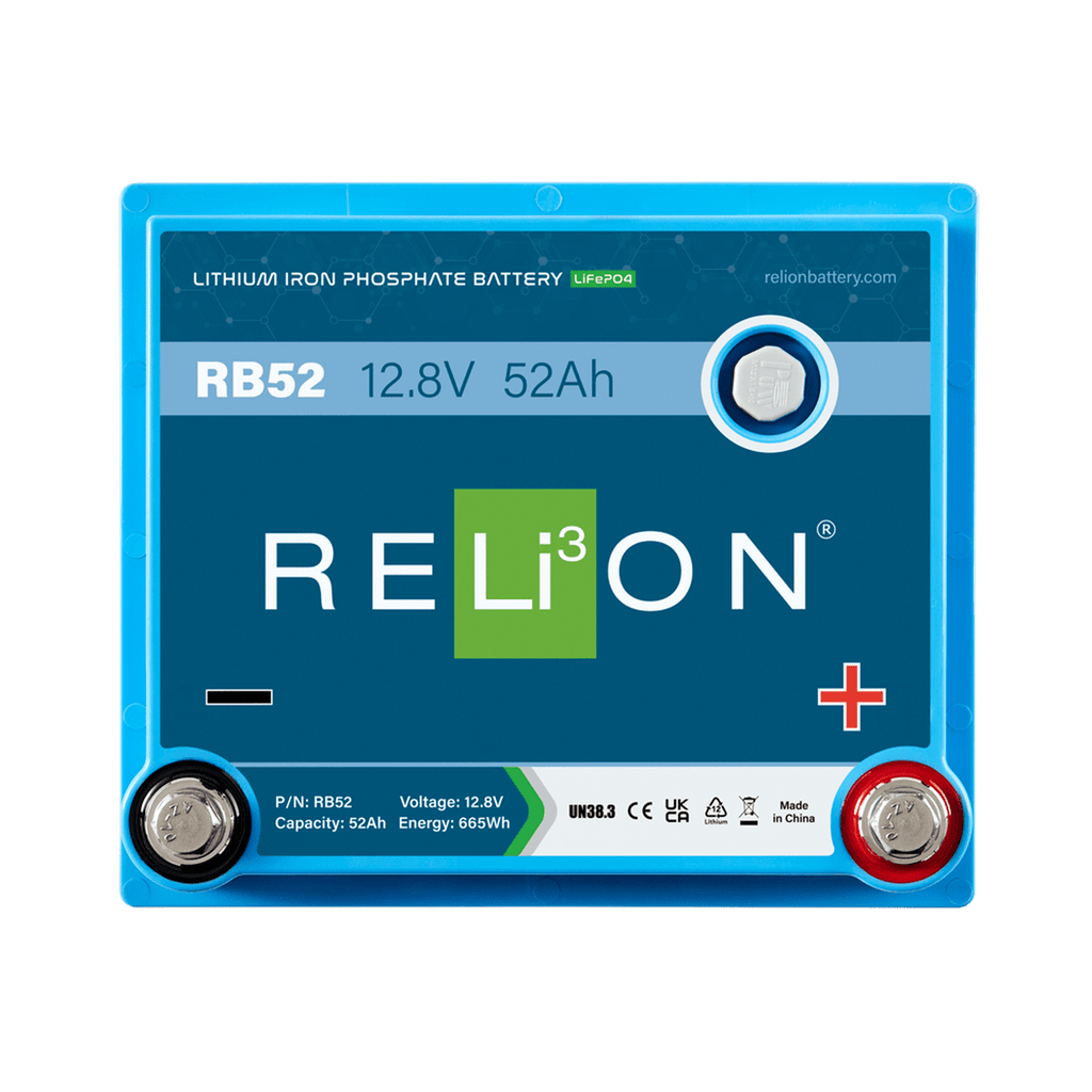 RELiON | RB52 12V 52Ah Deep Cycle Lithium Battery – Group 24