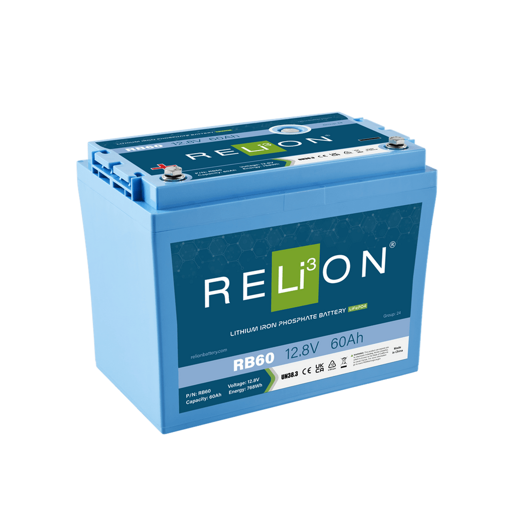 RELiON | RB60 12V 60Ah Deep Cycle Lithium Battery – Group 24