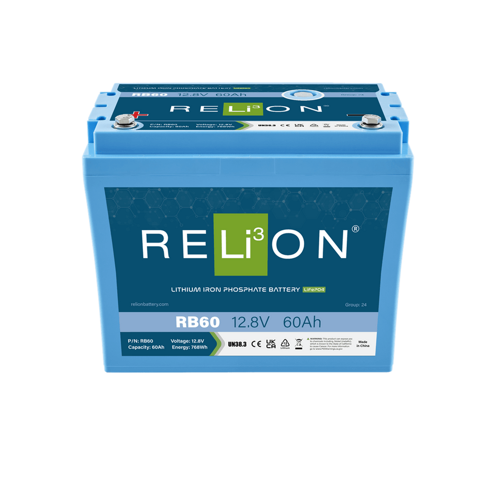 RELiON | RB60 12V 60Ah Deep Cycle Lithium Battery – Group 24