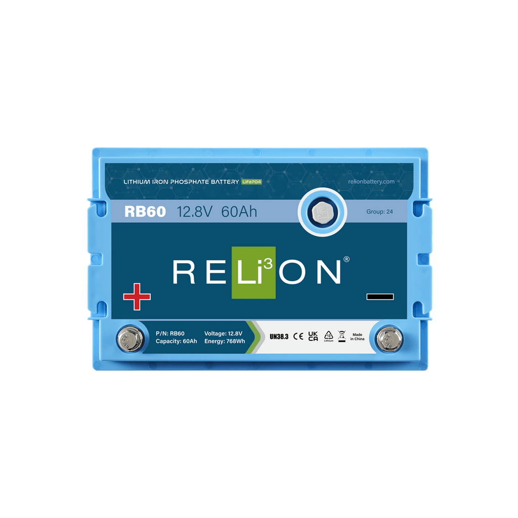 RELiON | RB60 12V 60Ah Deep Cycle Lithium Battery – Group 24