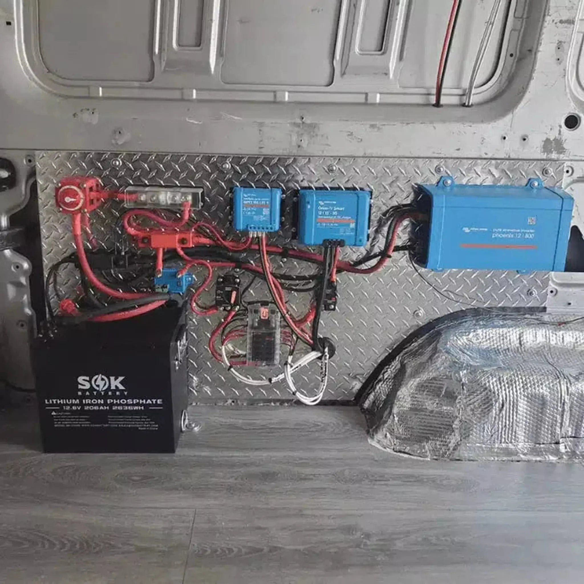 SOK Battery | Marine Grade 12V 206Ah LiFePO4 Battery | Sealed Plastic Box