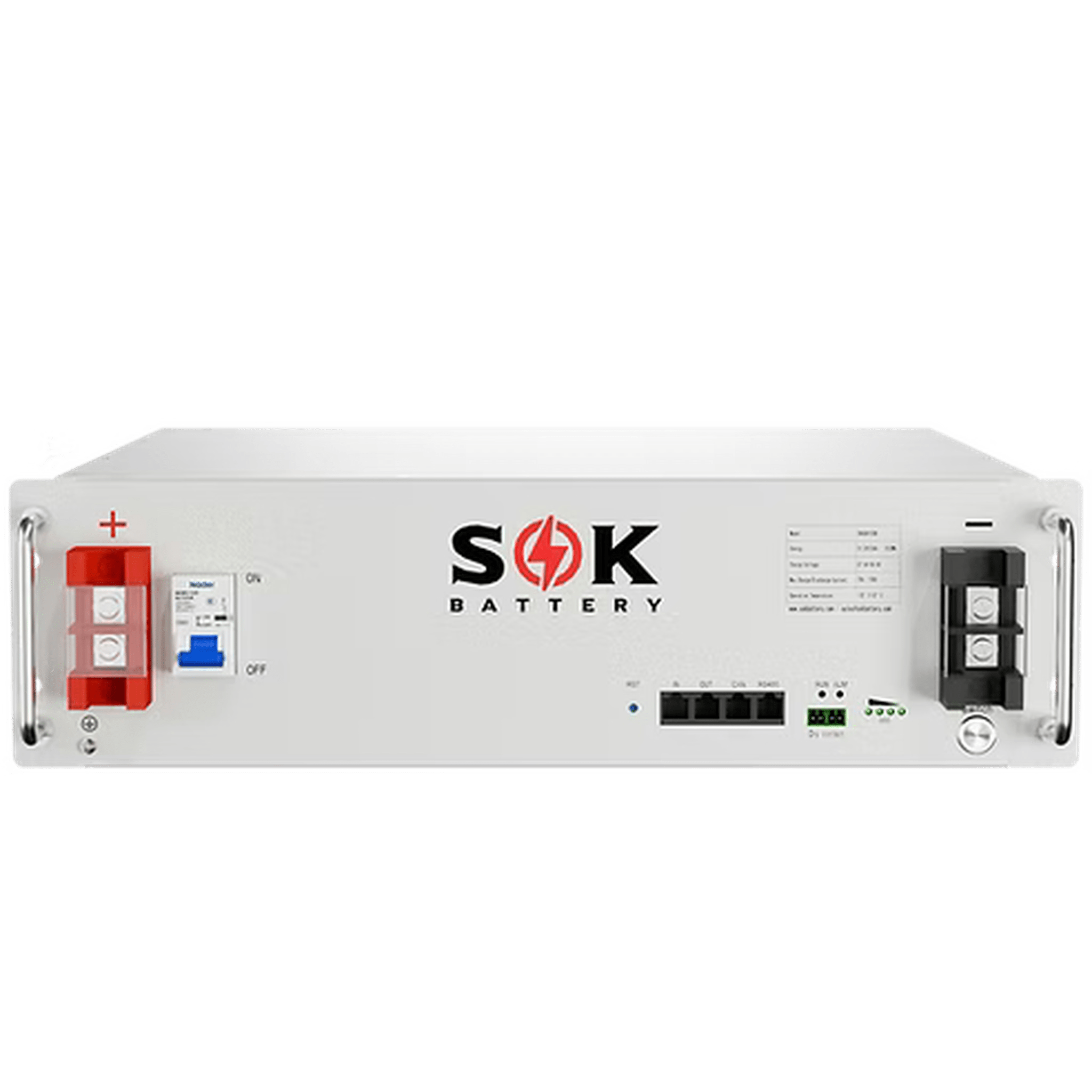 SOK Battery | SK48V100N 48V100Ah Server Rack LiFePO4 Battery (PRE-ORDER)