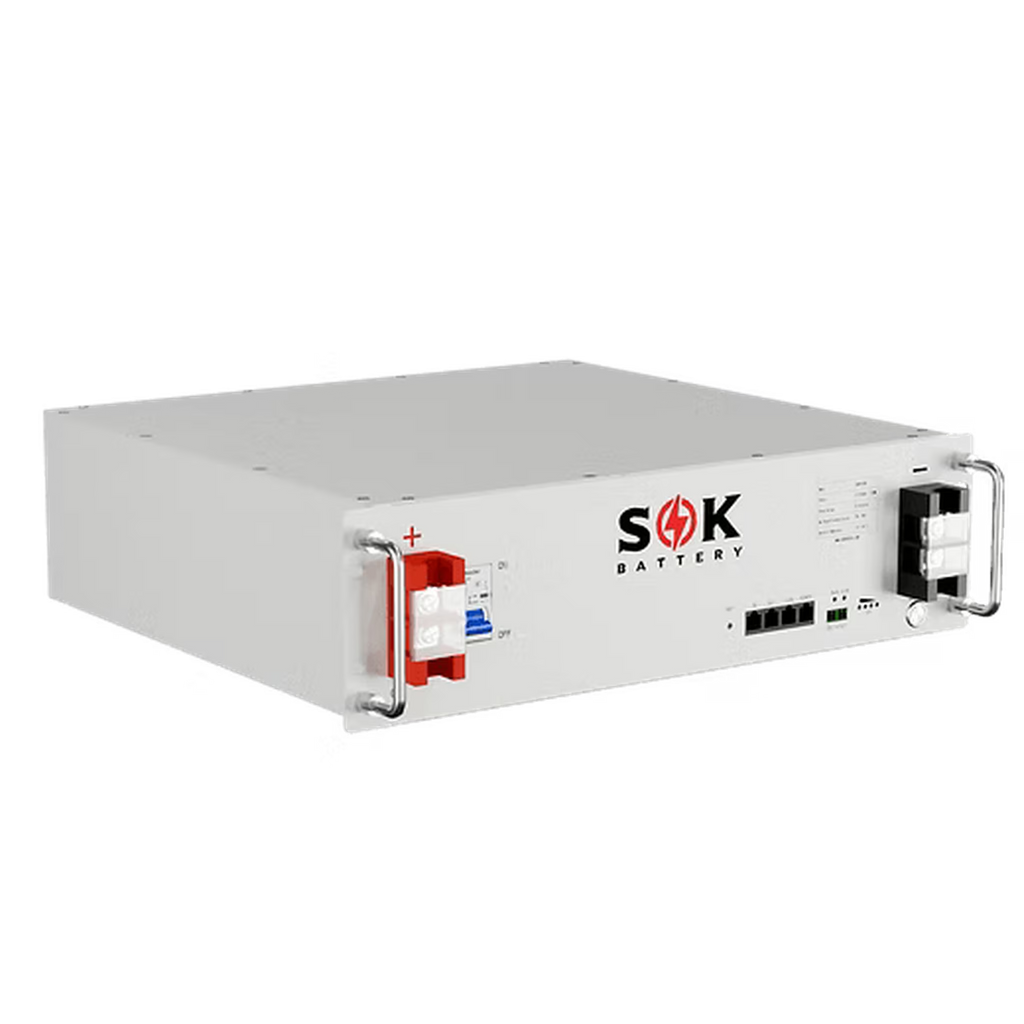 SOK Battery | SK48V100N 48V100Ah Server Rack LiFePO4 Battery (PRE-ORDER)