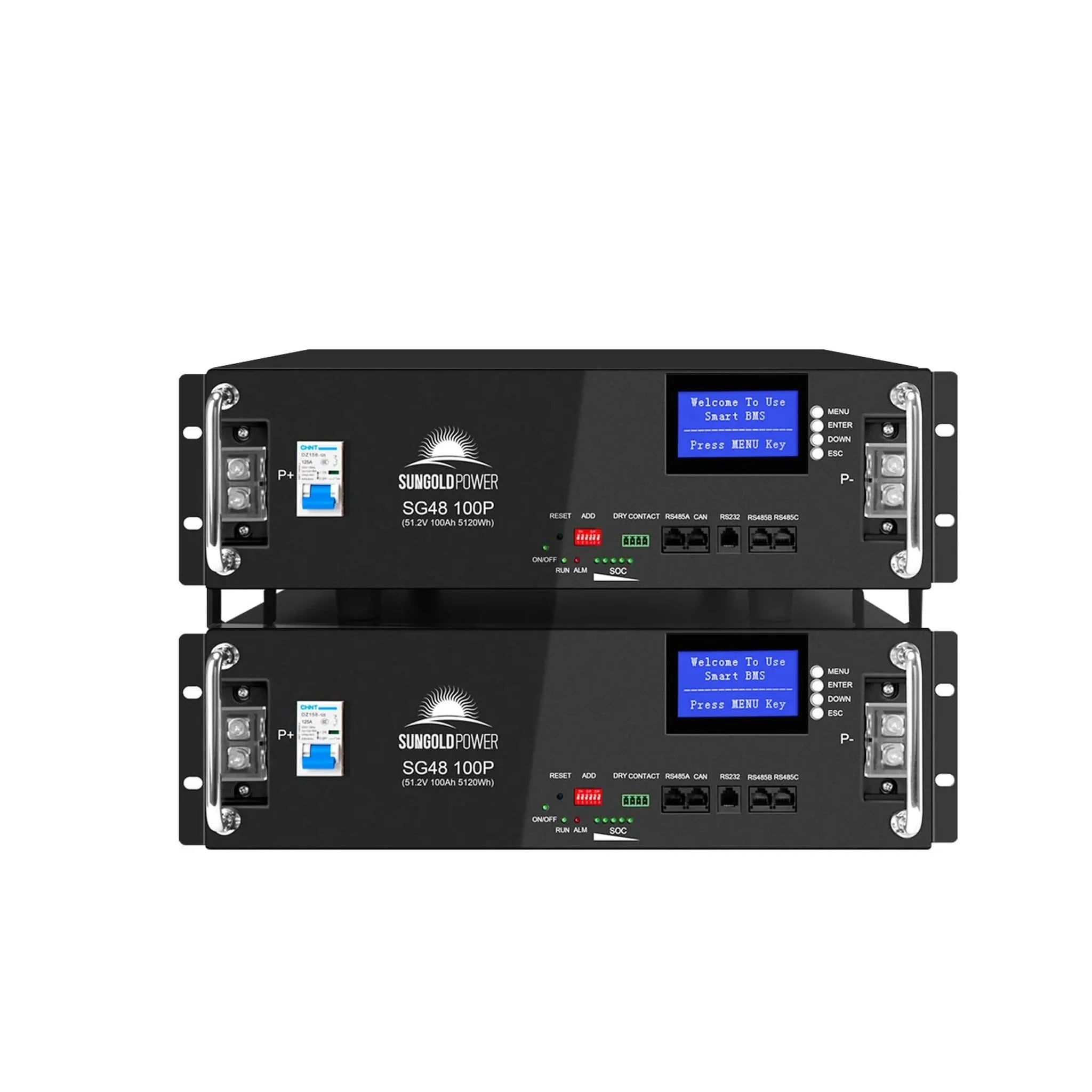 SunGoldPower | 48V 100AH Server Rack LiFePO4 Lithium  Battery SG48100P