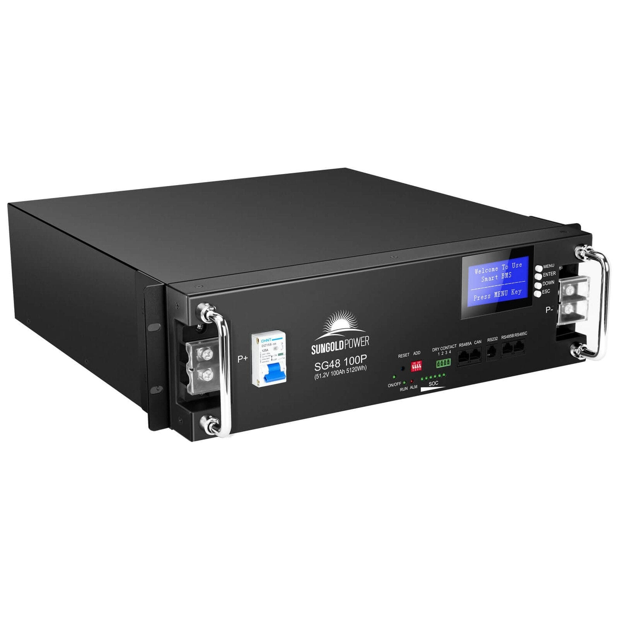 SunGoldPower | 48V 100AH Server Rack LiFePO4 Lithium  Battery SG48100P