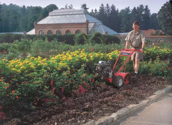 Troy-Bilt Pony Tiller | 16in Rear Tine Tiller | 250cc Briggs & Stratton Engine | Forward Rotating Tines
