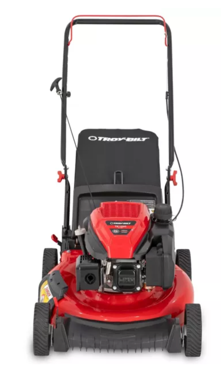 Troy-Bilt TB120C | 21in 163cc Walk Behind Push Mower | 3-in-1 Deck