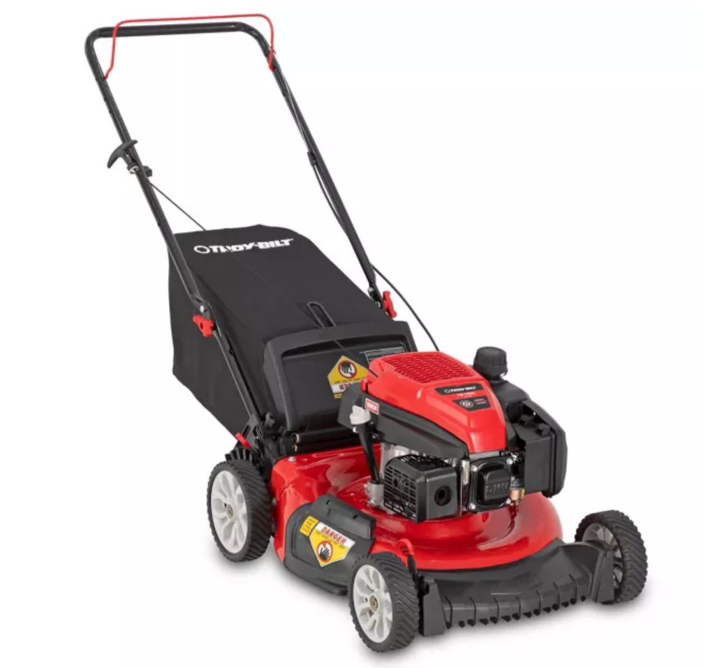 Troy-Bilt TB120C | 21in 163cc Walk Behind Push Mower | 3-in-1 Deck