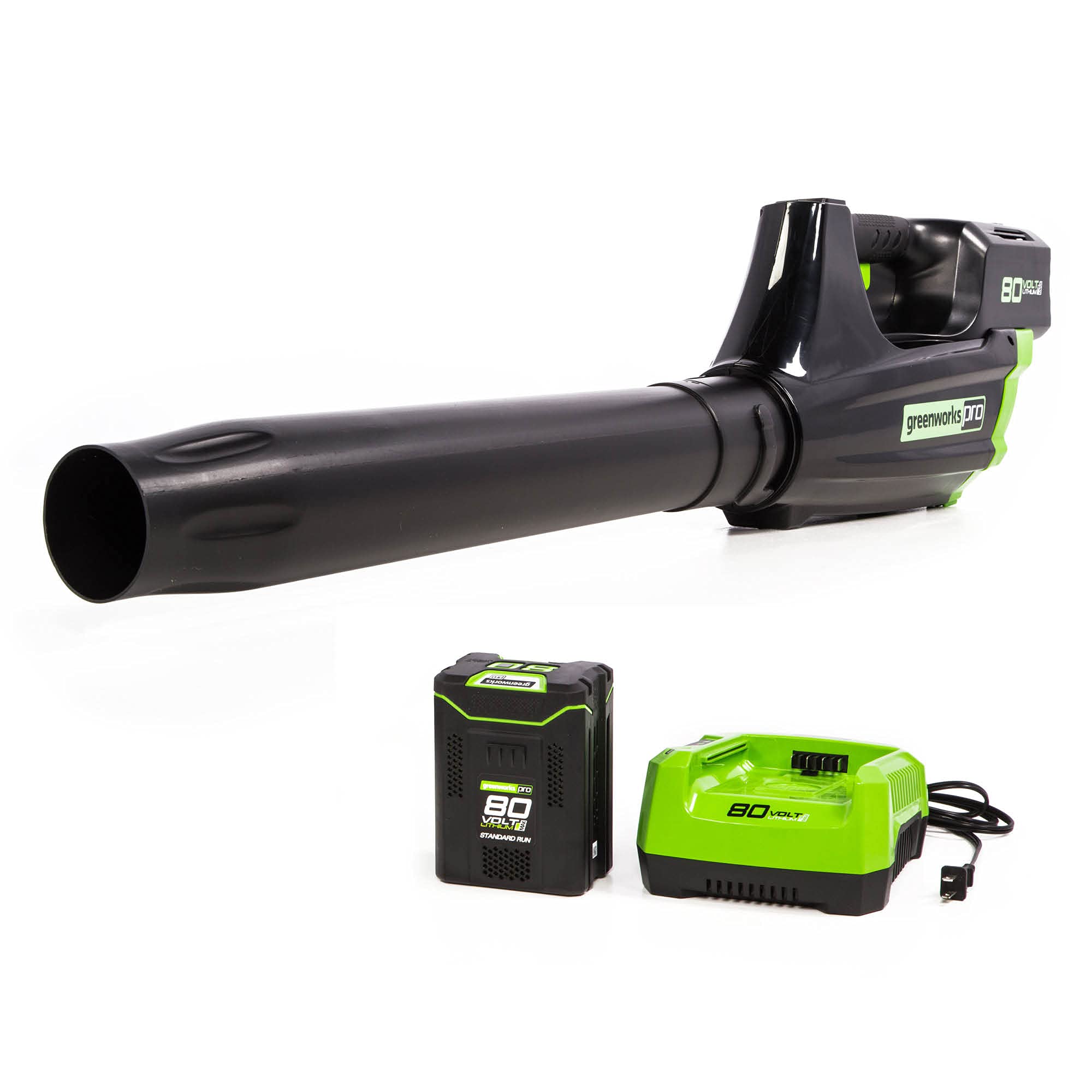 80V 500 CFM Cordless Battery Leaf Blower w/ 2.0Ah Battery & Charger